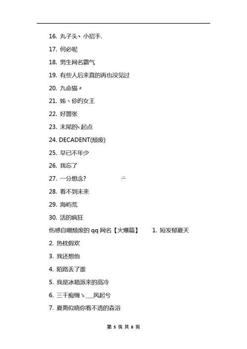 憂傷的網(wǎng)名