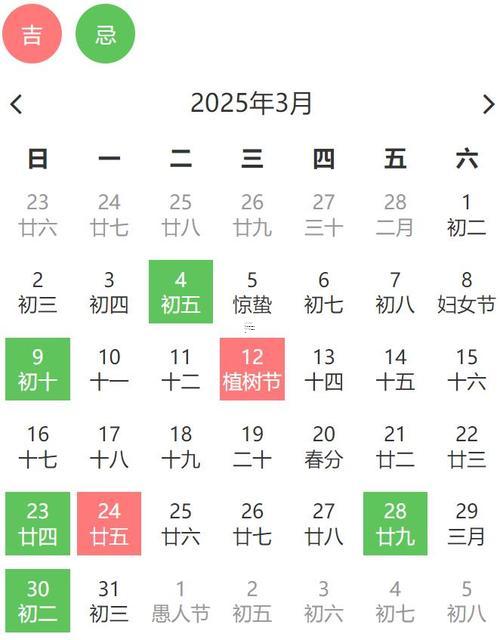 2026年3月黃道吉日理發(fā)