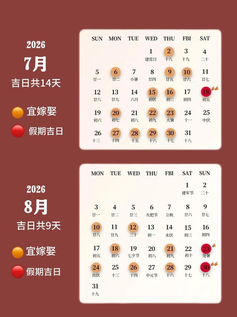 2026年12月份買車吉日