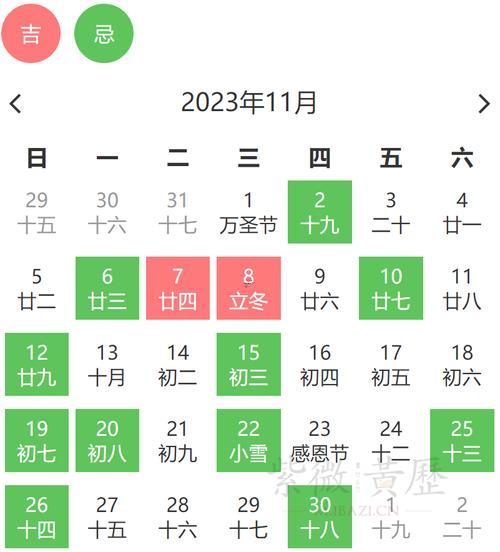 11月份安床黃道吉日2026年查詢