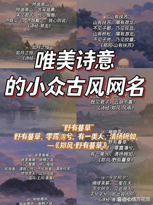 有詩意網(wǎng)名